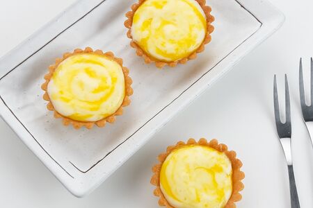 Песочная корзинка с лимоном