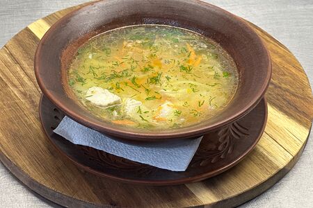 Суп куриный