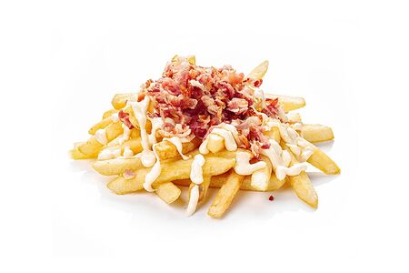 Картофель фри с беконом