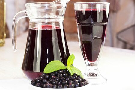 Морс из черной смородины натуральный