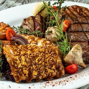 Горячий мясной набор Люкс