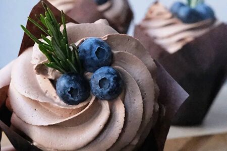 Шоколадный капкейк