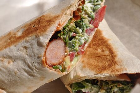 Купаты говяжьи в лаваше