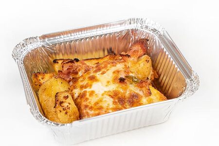 Картофель из печи с беконом