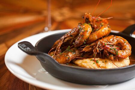 Креветки жареные