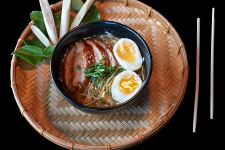 Рамен с курицей