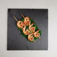 Шашлычок из креветок гриль