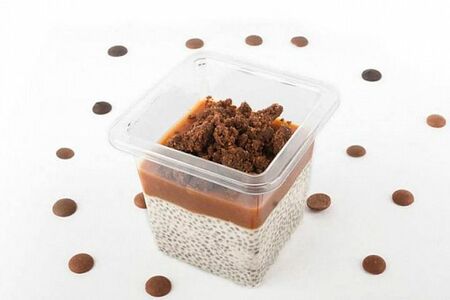 Десерт Кофейный чиа пудинг