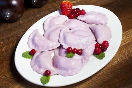 Вареники Творог-клубника