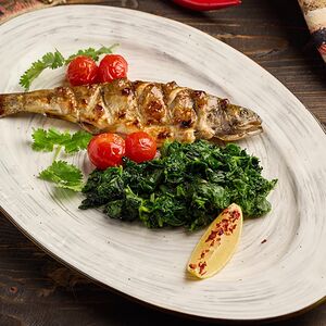 Форель на углях