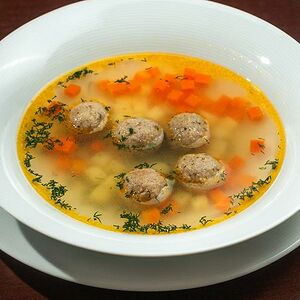 Суп с фрикадельками