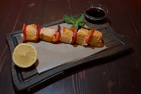 Шашлык из семги