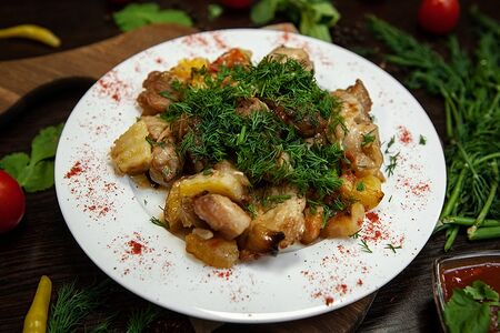 Жаркое с курицей