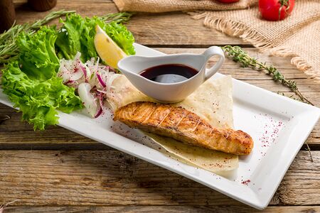 Шашлык из семги