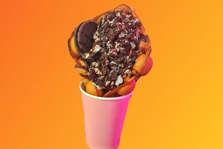 Гонконгская вафля с Орео