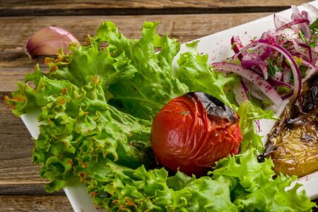 Шашлык из помидоров