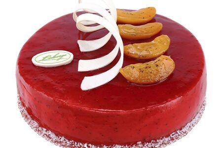 Торт Леберже клубничный