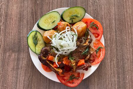 Казан-кабоб с говядиной