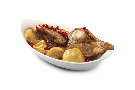 Томленая фермерская утка (половина)