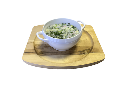 Окрошка на кефире