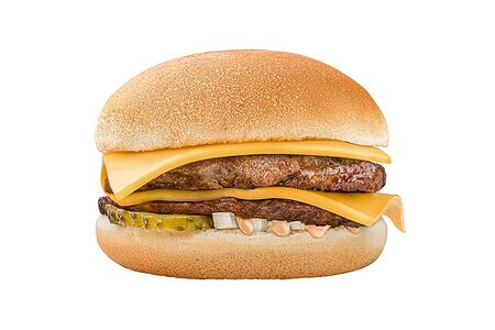 Чизбургер с двойной котлетой