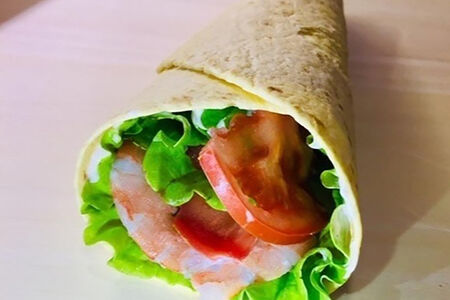 Цезарь Ролл с креветкой