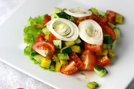 Салат свежие овощи