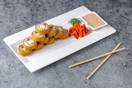 Ролл Цезарь с курицей