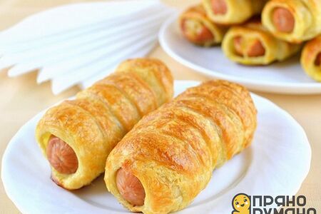 Сосиска в слоёном тесте