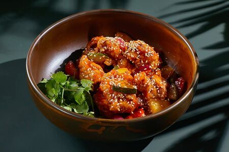 Курица с ананасами