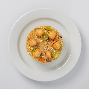 Рис с куриным филе