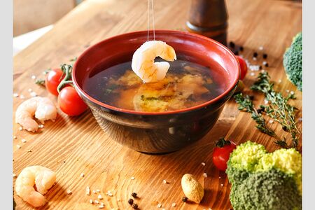 Мисо суп с креветкой