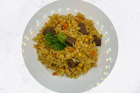 Плов из говядины