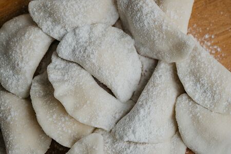 Вареники с картофелем и грибами без глютена