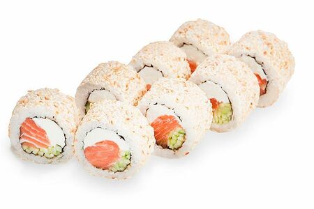 Ролл Филадельфия в кунжуте