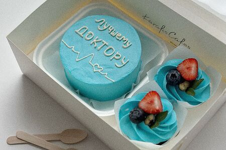 Набор бенто торт и капкейки Врачу