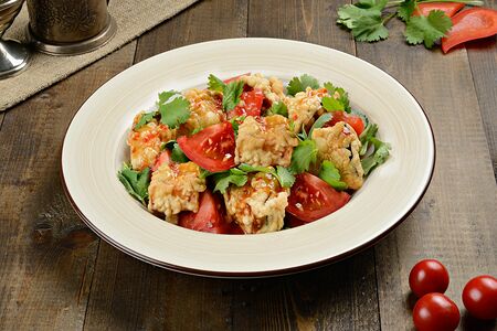 Салат хрустящие баклажаны