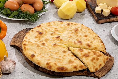 Пирог с сыром и картофелем