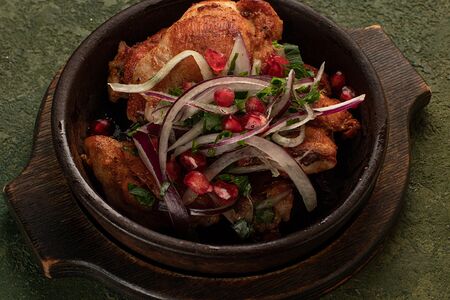 Шашлык из куриного бедра на кеци