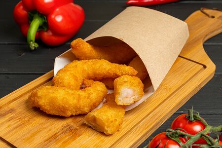 Креветки в кляре