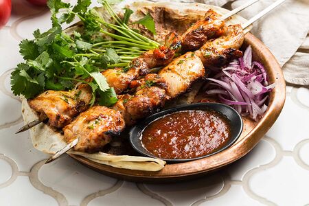 Шашлык из куриного бедра