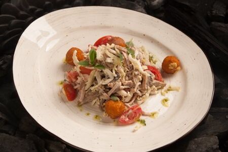 Нежный мясной салат