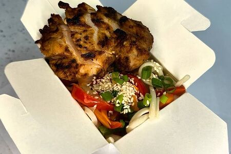 Удон с курицей