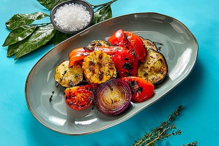 Овощи гриль в глазури