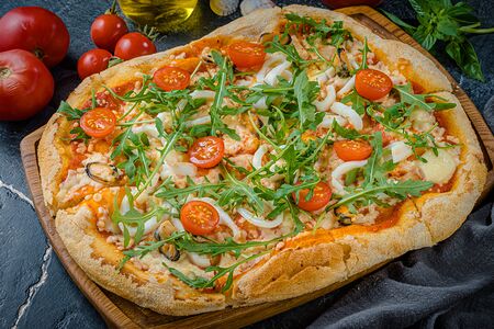 С морепродуктами