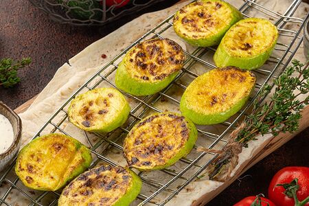 Кабачки на мангале