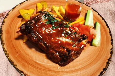 Свиные ребра BBQ