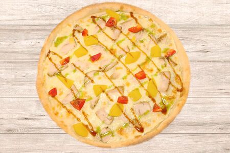 Пицца Индейка с персиками халяль