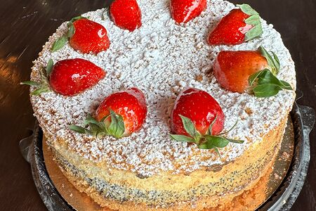 Чизкейк маковый