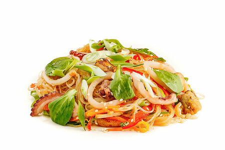 Харусаме с морепродуктами